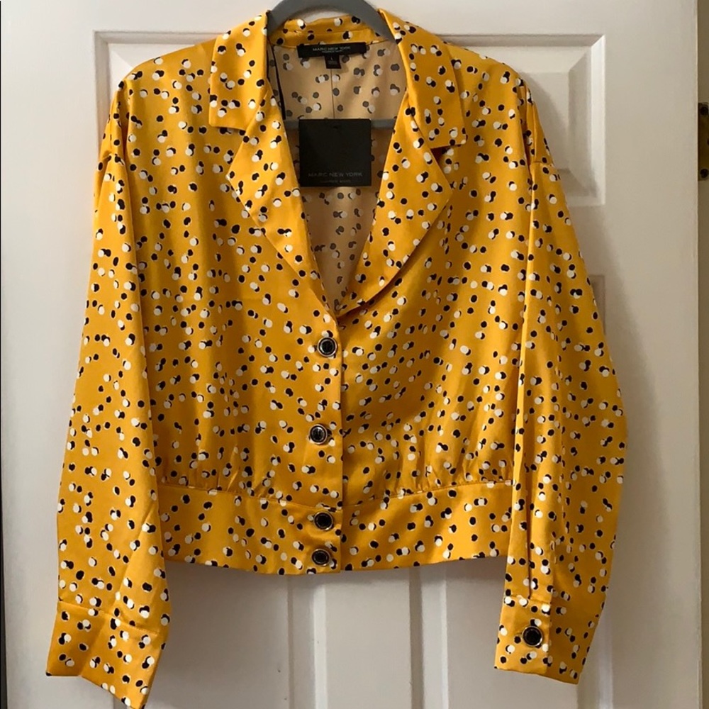 Marc New York Satin Top